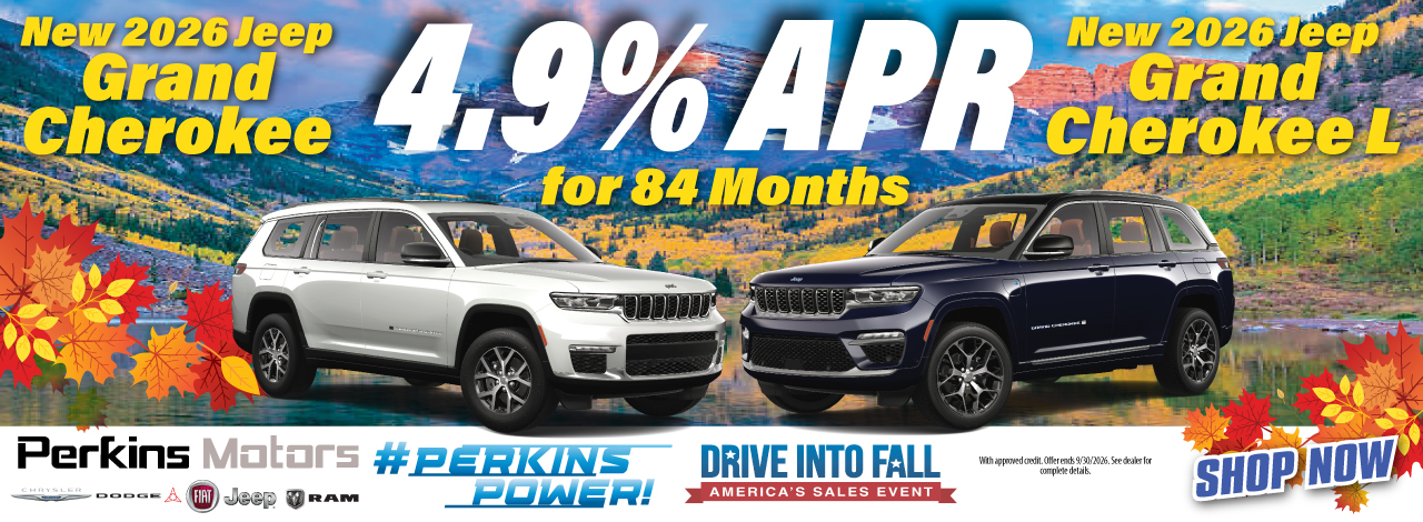 New 2026 Jeep Grand Cherokee 4.9% for 84 months